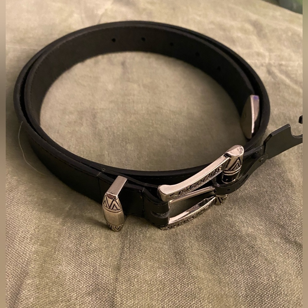 Belt genuine bonded leather #66-09 Sz 37”. W-14